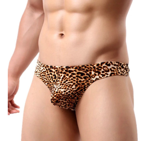 Леопардовые трусы-тонги