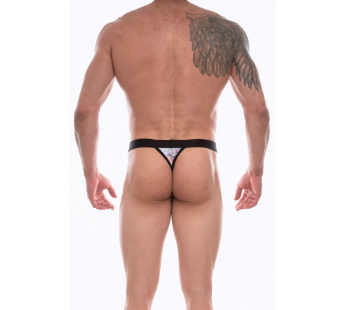 Мужские трусы-тонги с принтом в виде марок