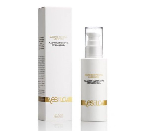 Массажный гель-смазка на силиконовой основе Allover Massage Gel - 100 мл.