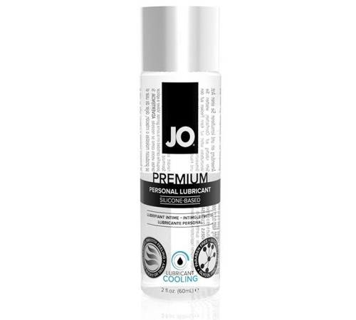 Охлаждающий лубрикант на силиконовой основе JO Personal Premium Lubricant Cooling - 60 мл.