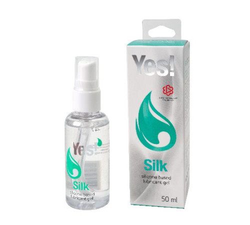 Силиконовая гипоаллергенная вагинальная смазка Yes Silk - 50 мл. Силиконовая гипоаллергенная вагинальная смазка Yes Silk - 50 мл.