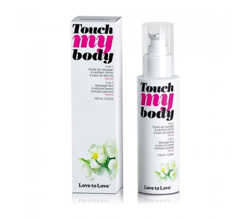 Силиконовый лубрикант 2-в-1 Touch My Body с ароматом моной - 100 мл. Силиконовый лубрикант 2-в-1 Touch My Body с ароматом моной - 100 мл.