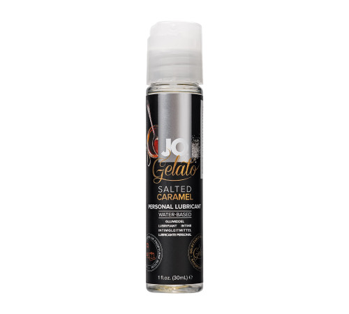 Лубрикант с ароматом солёной карамели JO GELATO SALTED CARAMEL - 30 мл.