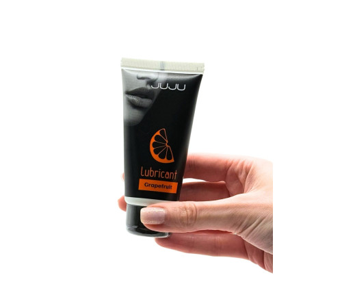 Съедобный лубрикант JUJU Grapefruit с ароматом грейпфрута - 50 мл. Съедобный лубрикант JUJU Grapefruit с ароматом грейпфрута - 50 мл.