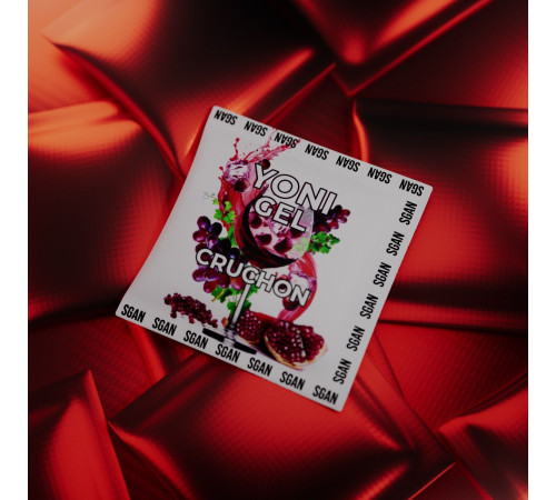 Саше лубриканта для орального секса SGAN со вкусом крюшона - 5 мл.