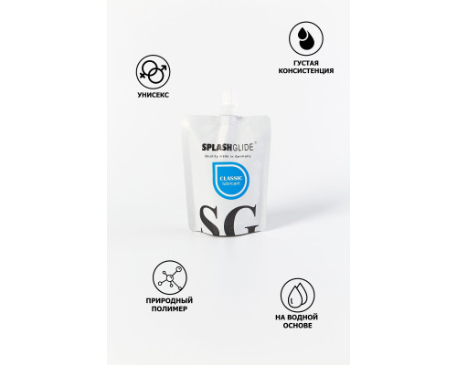 Заказать Лубрикант на водной основе Splashglide Lubricant Classic - 100 мл.