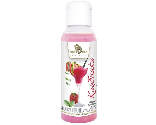 Заказать Интимный гель-смазка JUICY FRUIT с ароматом клубники - 50 мл. Заказать Интимный гель-смазка JUICY FRUIT с ароматом клубники - 50 мл.