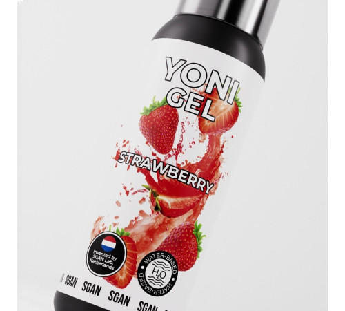 Лубрикант для орального секса SGAN со вкусом клубники - 100 мл.