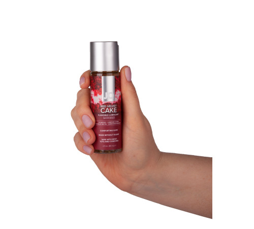 Лубрикант на водной основе JO H2O Red Velvet Cake Flavored Lubricant - 60 мл.