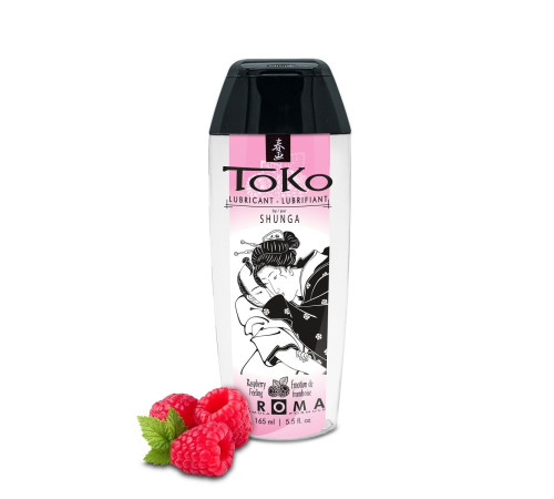 Интимная смазка TOKO Aroma Raspberry Feeling с ароматом малины - 165 мл.
