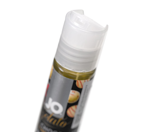 Лубрикант с ароматом трюфелей из белого шоколада и малины JO GELATO WHITE CHOCOLATE RASPBERRY TRUFFLE - 30 мл.