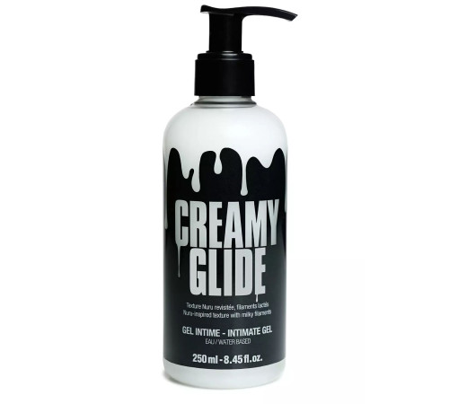 Лубрикант на водной основе Creamy Glide с консистенцией спермы - 250 мл.