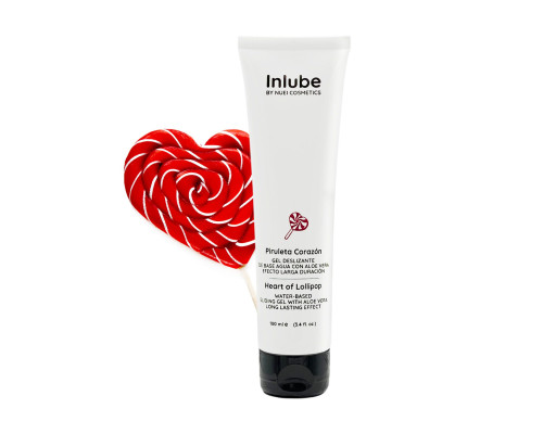 Заказать Смазка на водной основе Nuei Inlube Lollipop с алоэ вера и ароматом леденцов - 100 мл.