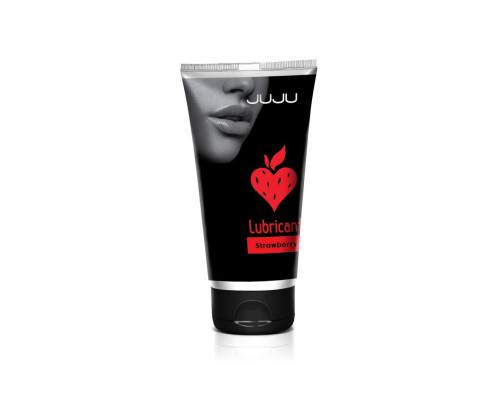 Заказать Съедобный лубрикант JUJU Strawberry с ароматом клубники - 50 мл.