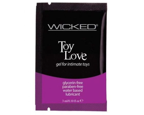Заказать Лубрикант на водной основе для использования с игрушками WICKED Toy Love - 3 мл. Заказать Лубрикант на водной основе для использования с игрушками WICKED Toy Love - 3 мл.