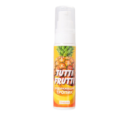 Гель-смазка Tutti-Frutti со вкусом тропических фруктов - 30 гр. Гель-смазка Tutti-Frutti со вкусом тропических фруктов - 30 гр.
