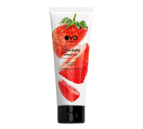 Лубрикант на водной основе OYO Aroma Gel Strawberry с ароматом клубники - 75 мл. Лубрикант на водной основе OYO Aroma Gel Strawberry с ароматом клубники - 75 мл.