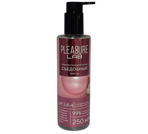 Лубрикант на водной основе Pleasure Lab с ароматом бабл-гам - 250 мл.