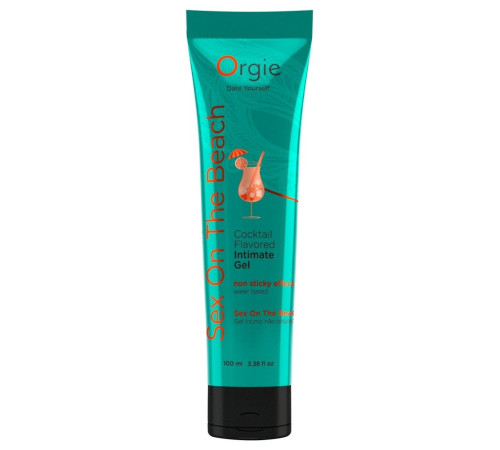 Съедобный интимный гель Orgie Lube Tube Cocktail Sex On The Beach - 100 мл. Съедобный интимный гель Orgie Lube Tube Cocktail Sex On The Beach - 100 мл.