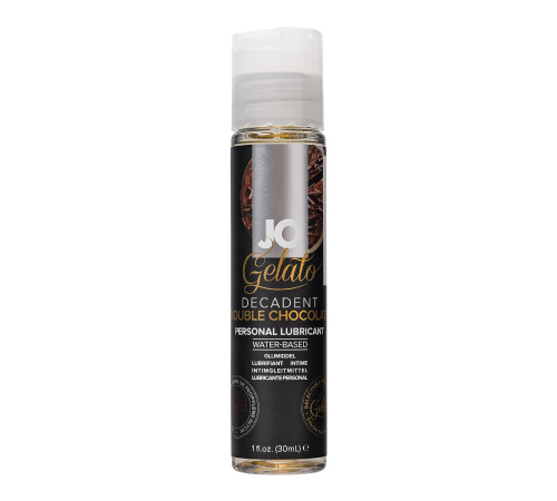 Лубрикант с ароматом шоколада JO GELATO DECADENT DOUBLE CHOCOLATE - 30 мл.