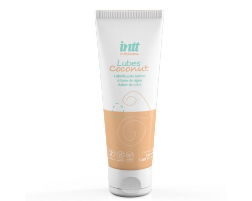 Заказать Лубрикант на водной основе Lubes Coconut с ароматом кокоса - 50 гр.