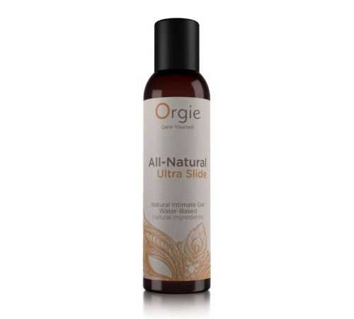 Интимный гель на водной основе Orgie All-Natural Ultra Slide - 150 мл. Интимный гель на водной основе Orgie All-Natural Ultra Slide - 150 мл.