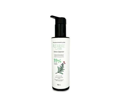 Натуральный лубрикант на водной основе Pleasure Lab Organic Rosemary - 185 мл.