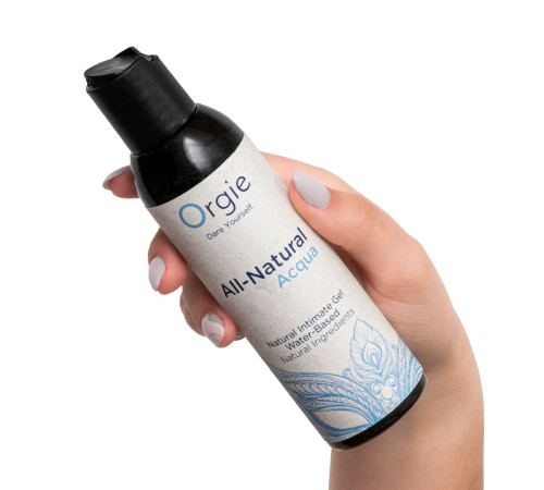 Интимный гель на водной основе Orgie All-Natural Acqua - 150 мл.