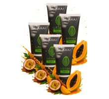 Набор из 5 съедобных лубрикантов JUJU со вкусом тропических фруктов