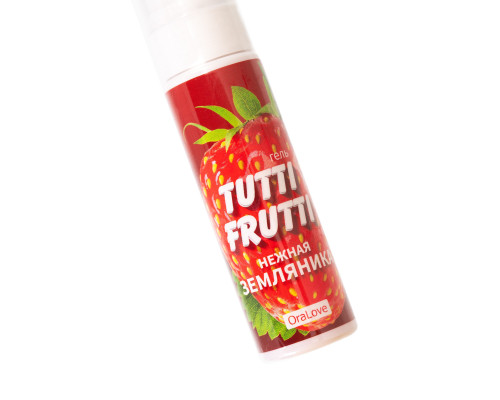 Заказать Гель-смазка Tutti-Frutti с земляничным вкусом - 30 гр. Заказать Гель-смазка Tutti-Frutti с земляничным вкусом - 30 гр.