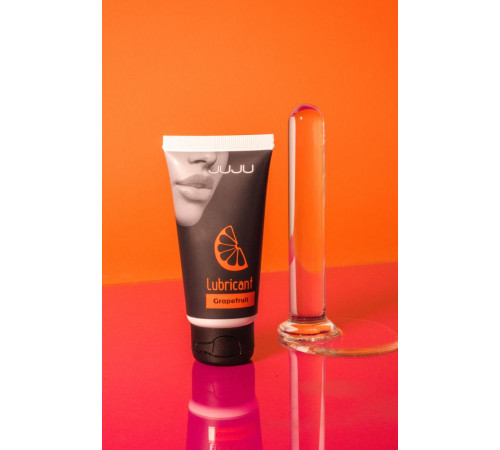 Съедобный лубрикант JUJU Grapefruit с ароматом грейпфрута - 50 мл. Съедобный лубрикант JUJU Grapefruit с ароматом грейпфрута - 50 мл.