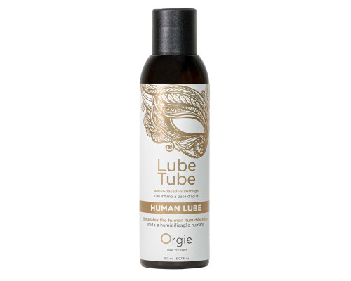 Заказать Интимный гель на водной основе Lube Tube Human Lube - 150 мл.