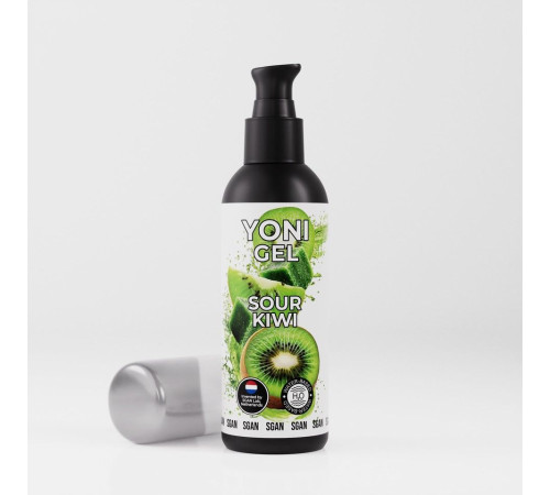 Лубрикант для орального секса SGAN со вкусом кислого киви - 100 мл.