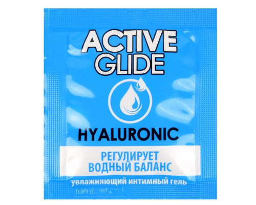 Заказать Лубрикант на водной основе Active Glide с гиалуроновой кислотой - 3 гр.