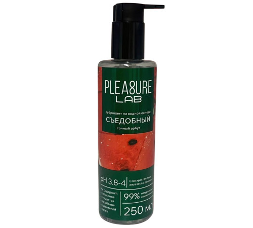 Лубрикант на водной основе Pleasure Lab с ароматом арбуза - 250 мл. Лубрикант на водной основе Pleasure Lab с ароматом арбуза - 250 мл.
