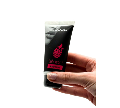 Съедобный лубрикант JUJU Raspberry с ароматом малины - 50 мл. Съедобный лубрикант JUJU Raspberry с ароматом малины - 50 мл.