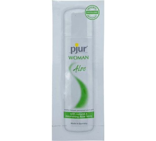 Лубрикант на водной основе pjur WOMAN Aloe - 2 мл. Лубрикант на водной основе pjur WOMAN Aloe - 2 мл.
