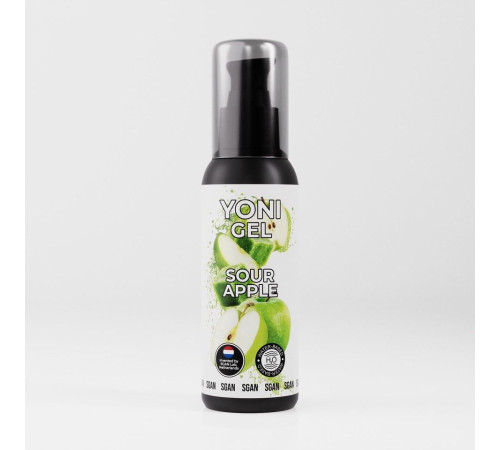 Лубрикант для орального секса SGAN со вкусом кислого яблока - 100 мл.