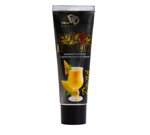 Интимный съедобный лубрикант JUICY FRUIT с ароматом дыни - 30 мл.