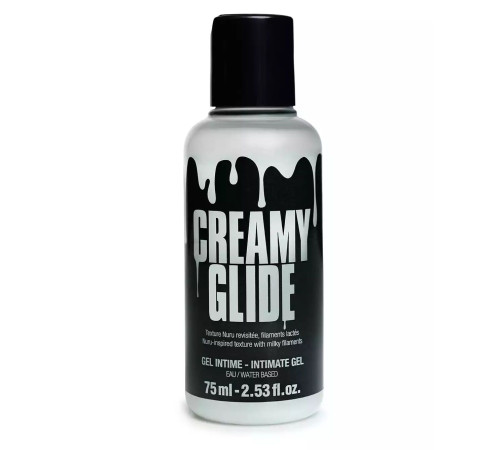 Лубрикант на водной основе Creamy Glide с консистенцией спермы - 75 мл.