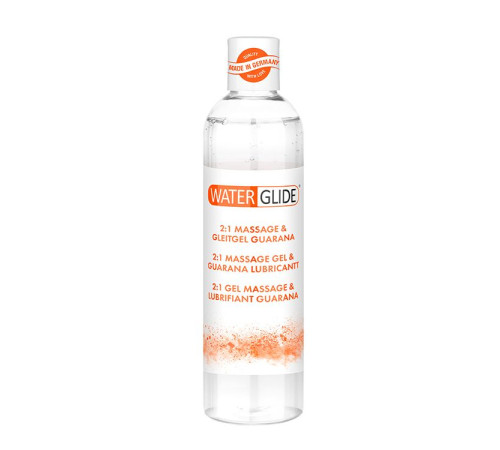 Гель-смазка 2-в-1 MASSAGE   LUBRICANT GUARANA - 300 мл.