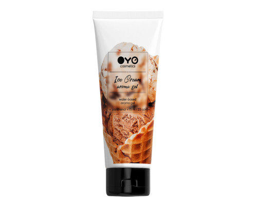Заказать Лубрикант на водной основе OYO Aroma Gel Ice Cream с ароматом пломбира - 75 мл. Заказать Лубрикант на водной основе OYO Aroma Gel Ice Cream с ароматом пломбира - 75 мл.