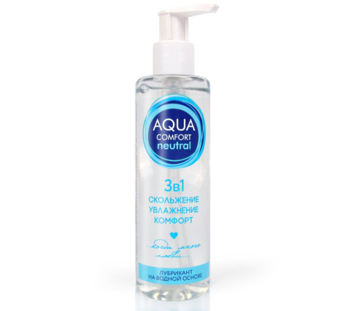Лубрикант на водной основе Aqua Comfort Neutral - 195 гр. Лубрикант на водной основе Aqua Comfort Neutral - 195 гр.