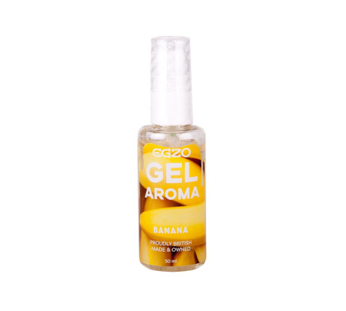 Интимный лубрикант Egzo Aroma с ароматом банана - 50 мл.