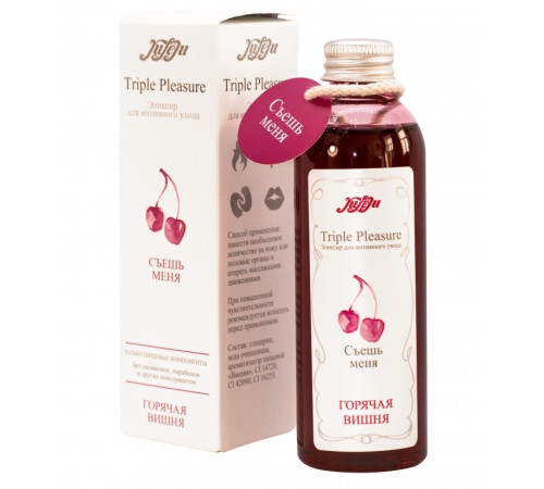 Эликсир Triple Pleasure «Горячая вишня» - 130 гр. Эликсир Triple Pleasure «Горячая вишня» - 130 гр.