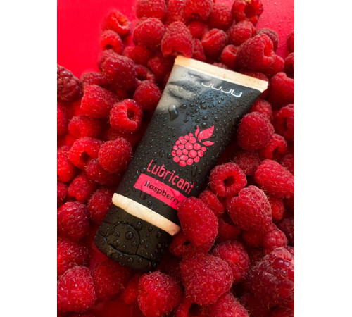 Съедобный лубрикант JUJU Raspberry с ароматом малины - 50 мл. Съедобный лубрикант JUJU Raspberry с ароматом малины - 50 мл.