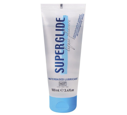 Интимная смазка на водной основе Superglide - 100 мл.