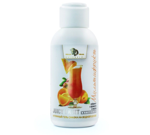 Интимный гель на водной основе JUICY FRUIT с ароматом фруктов - 100 мл.