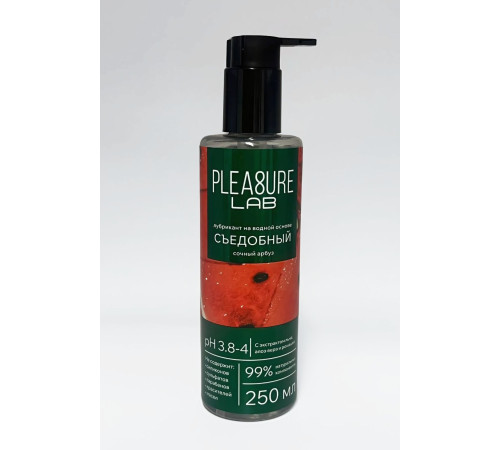 Лубрикант на водной основе Pleasure Lab с ароматом арбуза - 250 мл. Лубрикант на водной основе Pleasure Lab с ароматом арбуза - 250 мл.
