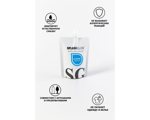 Заказать Лубрикант на водной основе Splashglide Lubricant Classic - 100 мл.